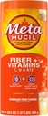 Metamucil Sparkling Fiber Suplement + Vitamin, Plant Based Psyllium Husder Powder with Vitamin C, D & B12, Daily Fiber Suplement for Digetives Health, Citrus Flavored, Sugar- Free, 90 Servings