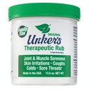 Unkers Therapeutic Rub for Joint Pain, Sore Muscles, Burn Cream, atau Calm Your Cough 13.5 ons