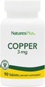 NaturresPlus Copper 3 mg - 90 Tablet - Supports Overall Wellness - Gluten Free - 90 Servings