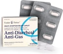 Foster & Thrive Locamide Hydrochloride dan Simelicone Anti- Diarrheal AntiGas Multi- Symptom Relief, 48 Caplets, Treatment of Diare, Gas, Bloating, Cramps & Pressure, 12 Caplets (Paket 4)