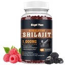 Shilajit Gummies 1000mg - Shilajit Pure Himalaya Organik untuk Pria & Perempuan 85 + Trace Minelajit Shilajit Resin dengan Ashwagandha, Maca, Black Seed Oil - Energi, Otak, Kepemilikan, Gula Free Raspberry 60