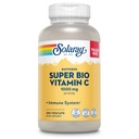 Solaray Super Bio Buffered Vitamin C 1000mg, Two- Stage, Timed Release Vitamin C dengan Bioflavonoid, Imune Suppplemen - Absorpsi Tinggi, Vegan, Jaminan 60 Hari, 180 Servings, 360 Vevonoid 140