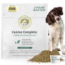 Whyolistic Pet Organics Canine Complete - Dog Multivitamin Powder - 2 Lb - Daily Dog Vitamin dan Suplemen untuk Homemade Food - Sistem Imune, Skin, Coat & Overall Health - Kecil dan Large Breed