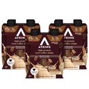 Atkins Mocha Latte Iced Coffee Flavored Protein Shake, High Protein, Low Glycemic, Low Carb dan Low Sugar Shakes, Keto- Friendly, 12 Pack