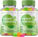 Rize labs (Paket Gummies Green Vibe 2 - Semua-Persediaan Alam untuk Ketenangan, Bantuan Tidur dan Keseluruhan Kesucian, Gummy Perlambangan Hijau, GreenVibe Review Gomitas (120 Gummies)