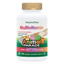 Natuture Plus Animal Parade Gold Children 's Multivitamin - 120 Animal- Table Chewable - Didukung Cherry, Orange & Grape Flavors - Vegan, Gluten Free - 60 Total Pelayan