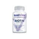Riset Diverifikasi Biotin - Murni Biotin Kekuatan 10,000mcg untuk Rambut Terwujud, Kulit dan Nail Kesehatan - 60 Vegan Tablet, Dibuat di USA