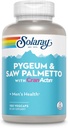 Solaray Pygeum dan Saw Palmetto dengan Cranactin Suplement, 180 Count