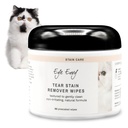 Eye Envy Tear Stain Wipes for Cats. 100% Formula Alam. Disarankan oleh Persian & Exotic Breeders, Vets, Groomers. Amerika Serikat Dibuat. 60 Cat Eye Wipes