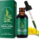 Mulein Drops for Lungs, Mullein Leaf Taincture Drops 12.2 more oz 124; Mullein Leaf Extract for Lungs Detox and Respiratory Lung Health, Dukungan untuk Repiratory, Natural Herbal Supplemen