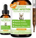 Perawatan Infeksi Yeast Alami untuk Relief Infeksi Anjing; 60ML Pendukung Kesehatan Itch Relief 124;