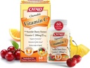 CATALO Vitamin C Formula - Acerola Cherry Extract, 200mg Vitamin C per Serving, Skin Reperemenation, Collagen Produksi, Orange & Pineapple Flavor, 60 Chewable Tablets
