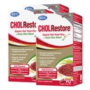 NUtrition CHOLRestore - Red Yeast Rice dengan Tambahan Kesehatan Phytosterol, Mendukung Tingkat Cholesterol sehat, Citrinin & Aflatoxin Bebas, 90 Vege Capsules 3x3