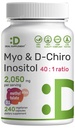 Myo- Inositol & D- Chiro Inositol Suplement for Women (40: 1)
