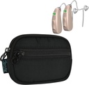 Beautyflier Hearing Aid Pouch, Hearing Aid Case Pocket Size, Hearing Amplifier Carrying Storage, Cochlear Impplant Accesories, Hearing Device Mini Wallet Purse (Case Only)