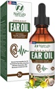 Minyak Telinga Organik untuk Infeksi Telinga - Eardrops Natural untuk Ear Pain, Ear Perenang & Wax Removal - Anak-anak, Dewasa, Bayi & Dog Earache Remedy - Ear Drops with Mullein, Garlic Made in USA