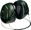 3M - H7B Peltor Optime 101 Di belakang - Kepala Earmuff, Pelindung pendengaran, Pelindung Telinga, NRR 26 dB Hijau