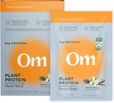 Om Master Blend Vegan Protein Powder, Vanilla, 21g of Plant Protein.