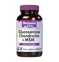 Bluebonnet Nutrestemition Glucosamin Chondroitin Plus MSM, Glucosamin, Chondroitin Sulfate, Vitamin C & OptimM, Bone & Joint Health, Non GMO, Gluten Free, Soy Free, Milk Free, 180 Vegetable Capsules