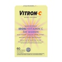 Tambahan Besi Vitron-C untuk Perempuan dengan Vitamin C, untuk Produksi Sel Darah Merah & Imune Dukungan, 60 Count