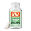 Bulletproof Lipomal Glutathione Force Antioksidant Capsules, 30 Count, Suplemen Kesehatan Hati dan Dukungan Imune, 30 Hamba