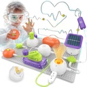 Kunci Sains untuk Anak-anak - STEM Kits for Kids, Electronics Exploration Kit, lebih dari 150 Projects, 14 Circuit Parts, STAM Hadiah Pendidikan untuk Anak laki-laki Gadis Ages 3 5 6 7 8 9 10 12