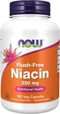 Niasin, FLUSH GRATIS 250 mg, 180 Caps oleh Sekarang Foods (Paket 3)