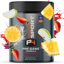 Powder Pre Workout Proven4 untuk Pria dan Wanita dengan Kreatine - Beta Alanine - Caffeine, NSF Certified preworks Energi Tambahan Buah 30 Servis