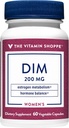 Vitamin Shoppe DiM dengan BioPerine - Mendukung keseimbangan Hormone & Estrogen Metabolisme - 200 MG (Katup Vegetarian 60)