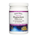 Faktor Alam Stress- Relax Nighttime Magnesium Bisglycinate - Support Sleep & Relaxation * - with Melonatin, L- Theanine & GABA - Tropical Flavor - 4.23 oz