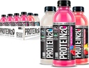 Protin2o 15g Whey Protein Isolate Infused Water Plus Electrolytes, Sugar Free Sports Drink, Ready To Drink, Gluten Free, Laktosa Free, Electrolite Variety Pack, 16.9 lf Oz Bottle (12 Count)