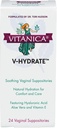 Vitanica V- Hydrate, Hyaluronic Acid Vaginal Suplotories untuk Comfort dan Vaginal Hidration dengan Aloe Vera dan Vitamin E, Hormone- Free & Drug-Free, Vegan, 2 Bulan Suppply, 24 Count