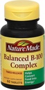 Nature Made Balanced Vitamin B-100 Complex Tablet 60 ea (Paket 5)