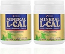 Mineral L-Cal Calcium dengan Vitamin D3, 4 Bulan Supply, Soluble Ball Format Air Soluble dengan Magnesium & Mineces, Cepat Absorbing Kalsium Magnesium D3 Suplemen, 1.300 Balls per Botol, 130g Masing-masing, Paket 2