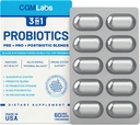 Progres 3 in 1 - Pregities + Propoles + Postories Semua dalam satu! Nitrogen Purged, Secara Individually Packed in Double- foil Blister for Freshness - 60 Veg caps by CGM Labs