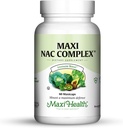 Maxi NAC Complex dengan Molybdenum dan Reduced L Gluatathione Capsules, 60 Count