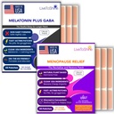 Relief Menopause dan Melonalin Sleep Patch Bundle - 2 Packs - Hot Flashes, Night Sweats, Mood Swings Relief Plus Restful Sleep Patch - 30 Day Suply Per Pack (60 Patch) - USA Dibuat oleh Live To Shine