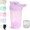 D.Y.A 16oz Shaker Bottle Provices Sports Cups for Protein Shaker Bottle for Pre Workout and Travel To Go NG BPA Free & Easy Clean Protin Bottle, Purple