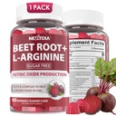 Akar Gummies & L-Arginine, Nitric Oxide Suplemen untuk Pria & Wanita w / Organic Beets, B1, B2, B3, B5, B6, B12 untuk Boost Energi & Sirkulasi Dukungan, Sugar Free, 60 Cts