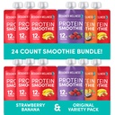 Designer Wellness Protein Smoothies Variety Pack dan Strawberry Banana Bundle
