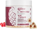 L- Methylfolat 15mg Gummies for Adult, Sugar Free Gummies Help Impprove Energy, Brain Fungsi - Active Folic Acid & Vitamin B12 Supplemen Imune, Non-GMO, Gluten Free
