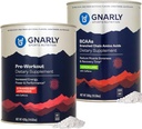 Nuklir Gnarly Pretraining Strawberry Lemonade (14.82oz) BCAAs Lemon Lime (10,58oz)