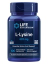 Ekstensi Hidup L-Lysine, 620 mg, Esculity Amino Acid for Healthy nitrogen balance, Calcium Metabolism, Stress Response & More, Gluten- Free, Non-GMO, Vegetarian, 100 Capsules