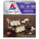 Atkins Endulge Chocolate Coconut Bar, Favorit Dessert, High in Fiber, 1g Sugar, 5 Count