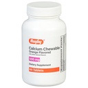 Rugby 500mg Calcium Chewable Tablet - Dietary Suplement - Orange Flavored - 60 Count (1 Pack)