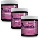 SUNBIOTICS Frighter Flora - Kids Prebiotic and Probiotic Powder Suplement With 5 Billion CFU of 5 Probiotic Strains for Good Gut Flora, Immune System, & balanced Microbiome - Berry, (Paket 3)