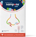 Nampon Kids Noosebleed Stoppers - 6 Easy to Use Nose Bleed Stopper Kit for Kids. Dipercaya oleh dokter anak. Hypoallergenic Clotting Agent Stops Nemoses Fast On Contact. Aman dan menyakitkan-Bebas