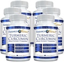 Riset Diverifikasi Curcumin Turmeric - dengan BioPerine, Curcumin C3 Kompleks - Vegan - Dibuat di Amerika Serikat - 360 Kapsul