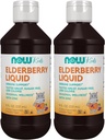 Suplemen SEKARANG, Elderberry Liquid untuk Anak-anak dengan Zinc dan Astragalus, Dukungan Imune *, 8- Ounce, Paket May Vary (Paket 2)