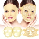 Face Ice Pack dan 2 Packs Silicone Face Mask Cover, Full Facial Frozen Masks Hot Cold Face Compress Reconable Skin Care Set untuk Women for Puffiness Sweeef Beauty Spa Essentials